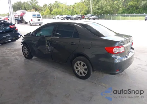 2011 Toyota Corolla Le из США, поврежденный, VIN 2T1BU4EE2BC651857